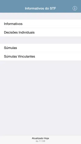 Game screenshot Informativos do STF mod apk