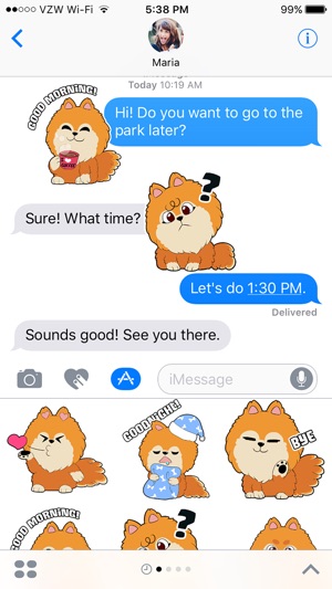 Kelso the Pomeranian - Dog Stickers