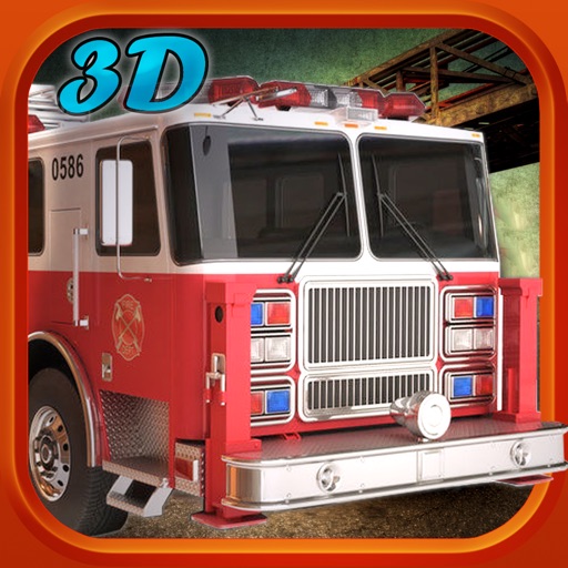 Fire Fighter Truck Driver Real Hero 3D Simulator Icon