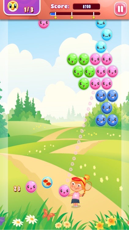 Tennis Bubble Arcade - FREE - girly summer balloon adventure