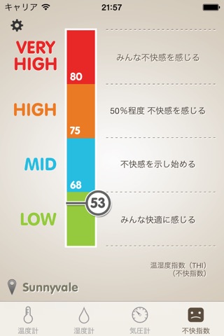 Thermo-hygrometer screenshot 4