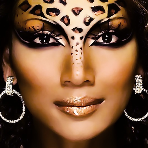 Animal Print Makeup: Beauty Montage Picture Frames