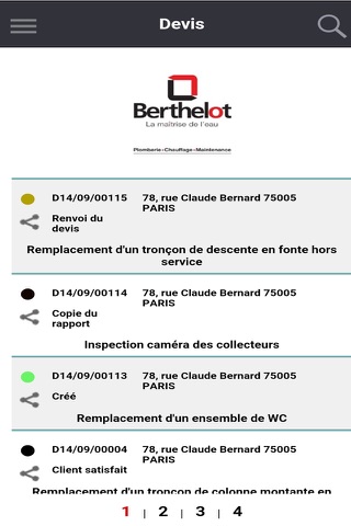 Berthelot Plombier screenshot 2