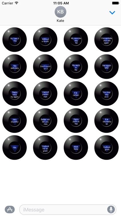 Magic 8 Ball Animated Stickers