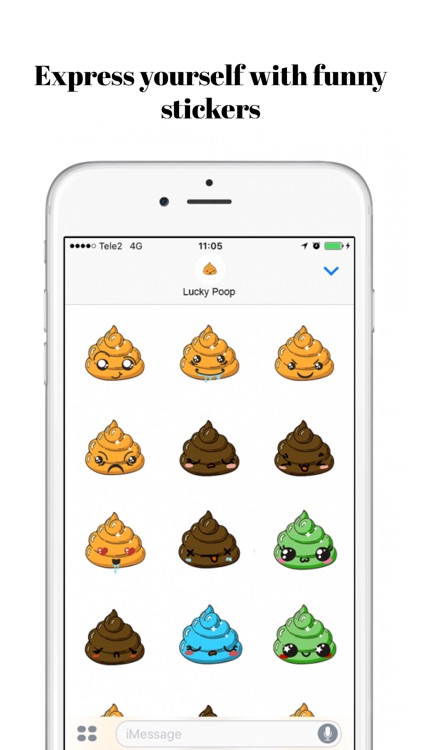 Lucky Poop Stickers