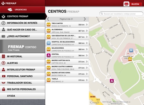 FREMAP Contigo tablet screenshot 3