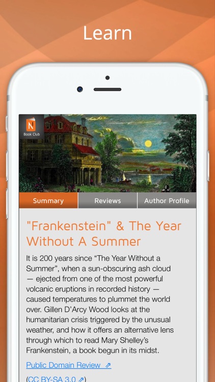 Frankenstein by Mary Shelley with BookClub