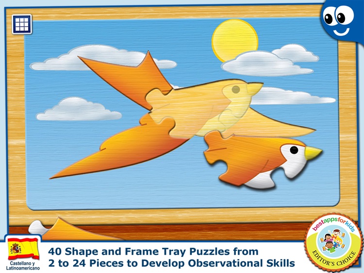 Spanish First Words Book and Kids Puzzles Box: Kids Favorite Activity Center in an Interactive Playing Room