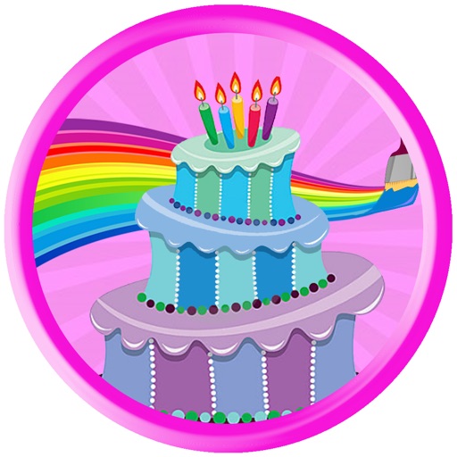 Coloring Pages Game Cake For Baby