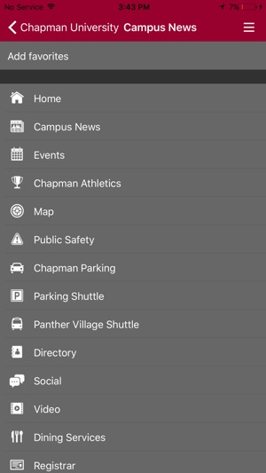 Chapman University Mobile(圖4)-速報App