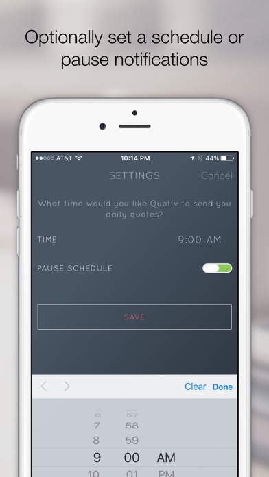 How to cancel & delete Motivational Quote of the Day - Quotiv from iphone & ipad 2