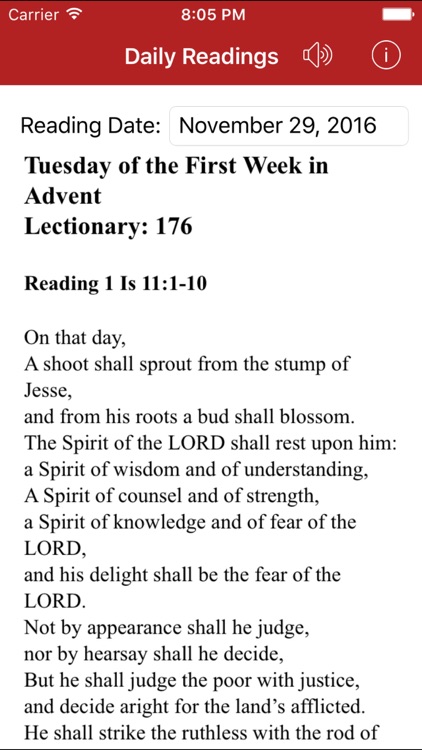 Catholic Daily Readings