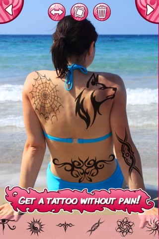 Tattoo My Photo Editor - Best Tattoos and Designs for Coolest Makeover with Fake Ink screenshot 2