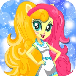 Sweetie girls pony dress up my descendant game