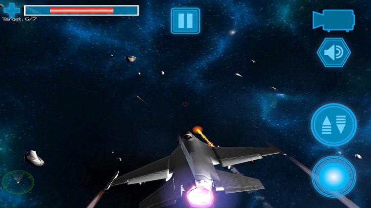 Jet Fighter Strike in 3D Space Warfare game screenshot-3