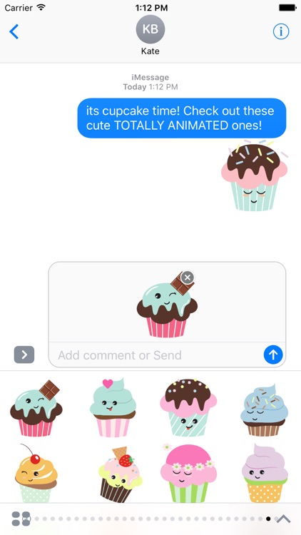 Cupcake Stickers