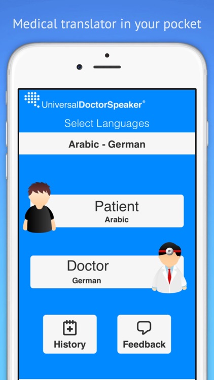 Universal Doctor Speaker: Medical Translator with Audios screenshot-0