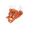 Lovely Brown Bear - stickers for iMessage