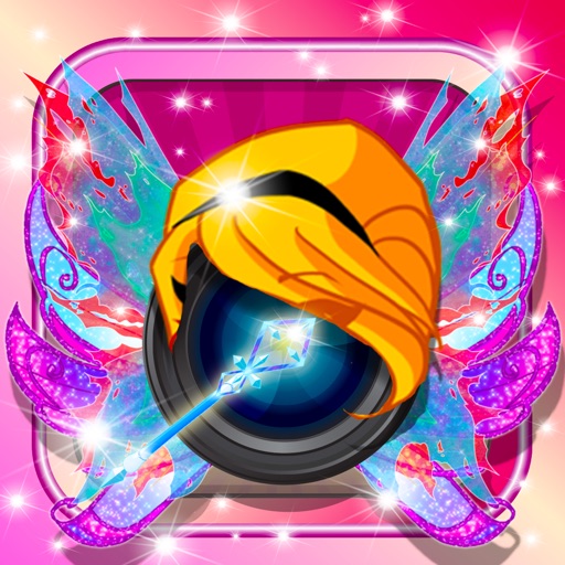 Manga & Anime Angel Wink Sticker Camera Icon