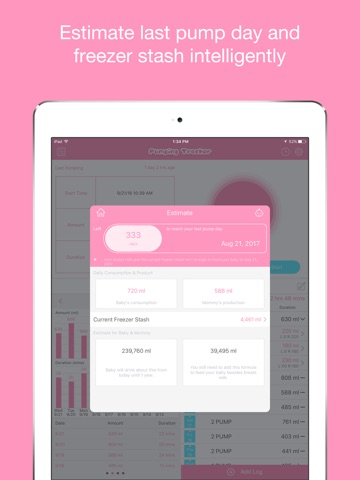 Pumping Tracker Pro - Breast Milk Pump Log for Mum screenshot 4