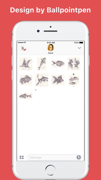 Fish Series stickers by Ballpointpen Illustrator