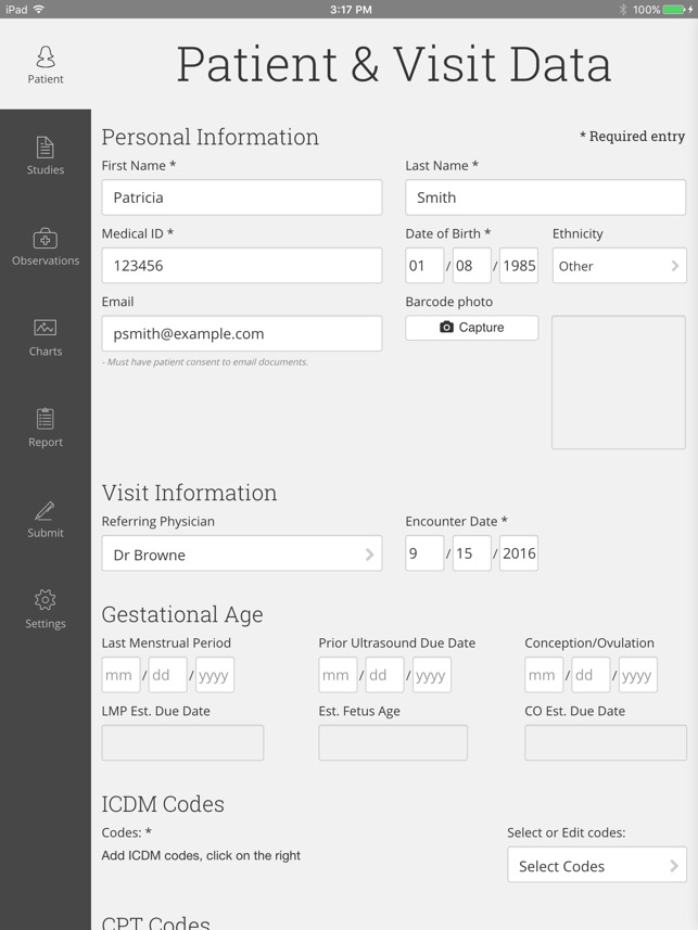 Perinatal Center Software