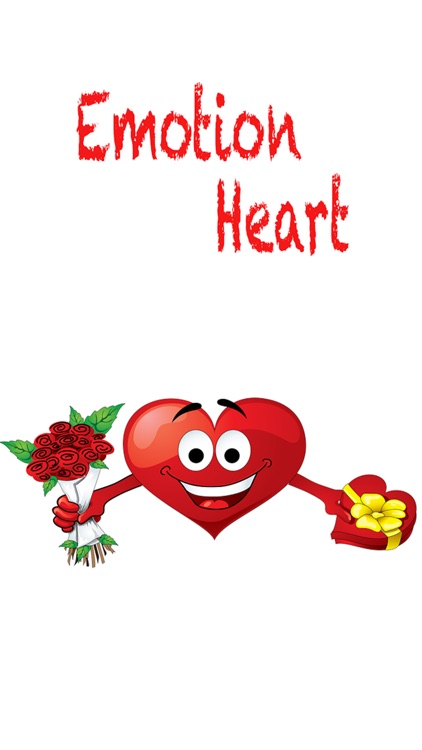 Emotion Heart Sticker - Emoji