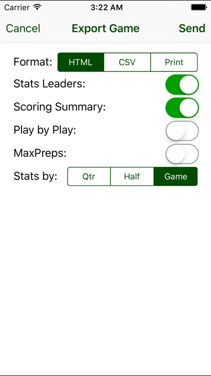 iTouchdown Football Scorekeeping screenshot-4