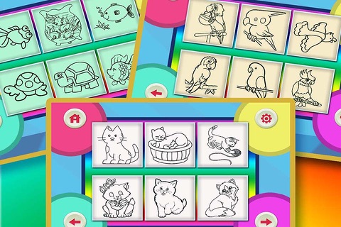 Drawing Book - 幼熊和猫儿博士学画画 screenshot 3