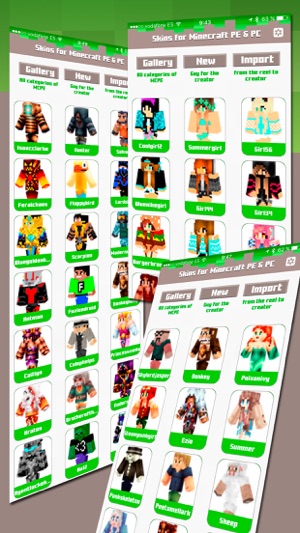 Skins For Minecraft Pe Pc Free Skins Im App Store