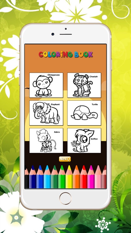 Coloring Book Animal of Africa: Free Game for Kids screenshot-4