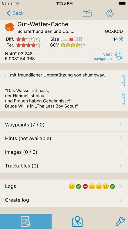 Looking4Cache Lite - Geocaching App