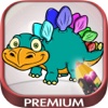 Pintar dinosaurios mágico - Premium