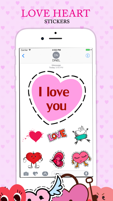Lovely Heart Stickers screenshot 2