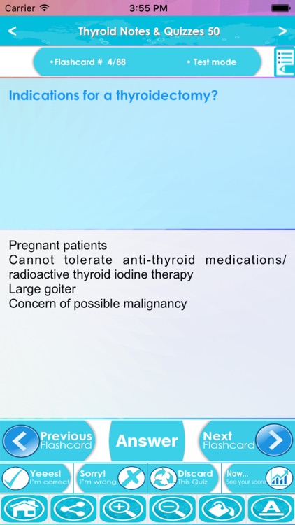 Thyroid Exam Review & Test Bank App :4500 Study Notes, Flashcards, Concepts & Practice Quiz