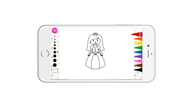 Coloring books (princess3) : Coloring Pages & Learning Games(圖3)-速報App