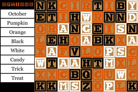Word Owls WordSearch Halloween - náhled