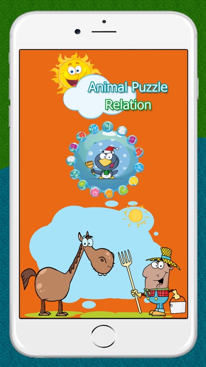 Funny Animals Farm Puzzle Games for Kids