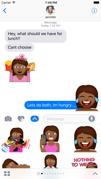 BFF Eve – Fun Girly Emoji