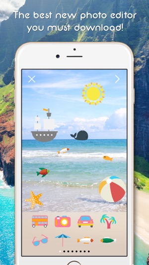 Beachify: Free Photo Decorator(圖1)-速報App