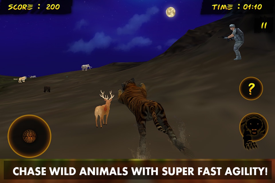 Hungry Wild Tiger 3D Simulator Game screenshot 4