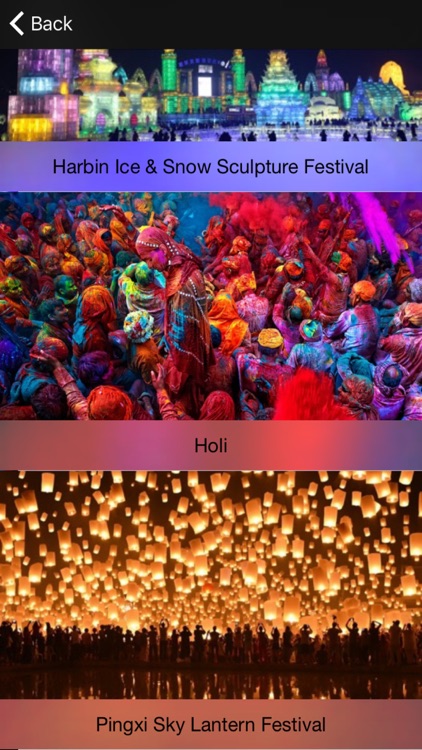 Festivals App