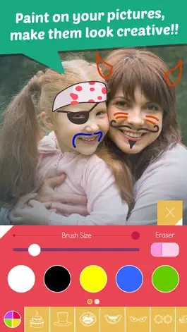 Game screenshot StickonPic Photo booth : Fun sticker app editor and props for adults apk