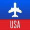 Icon USA Travel Guide and Offline City Street Map