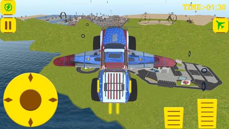 Off Road 4x4 Flying Monster Truck Real Racing screenshot-3