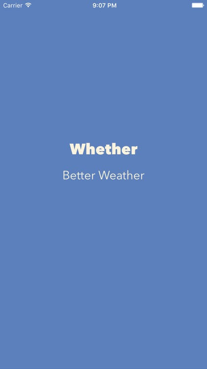 Whether - Better Weather