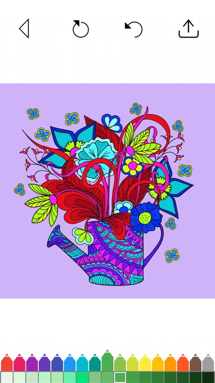 Flower Coloring Book Games screenshot-5