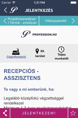 Profession.hu: Állások azonnal screenshot 2