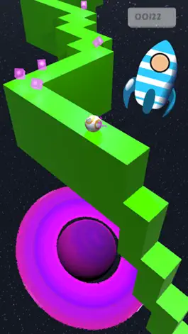 Game screenshot Classic ZigZag - Endless Runner Space Wall Ball apk