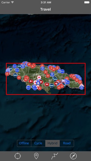 JAMAICA – GPS Travel Map Offline Navigat